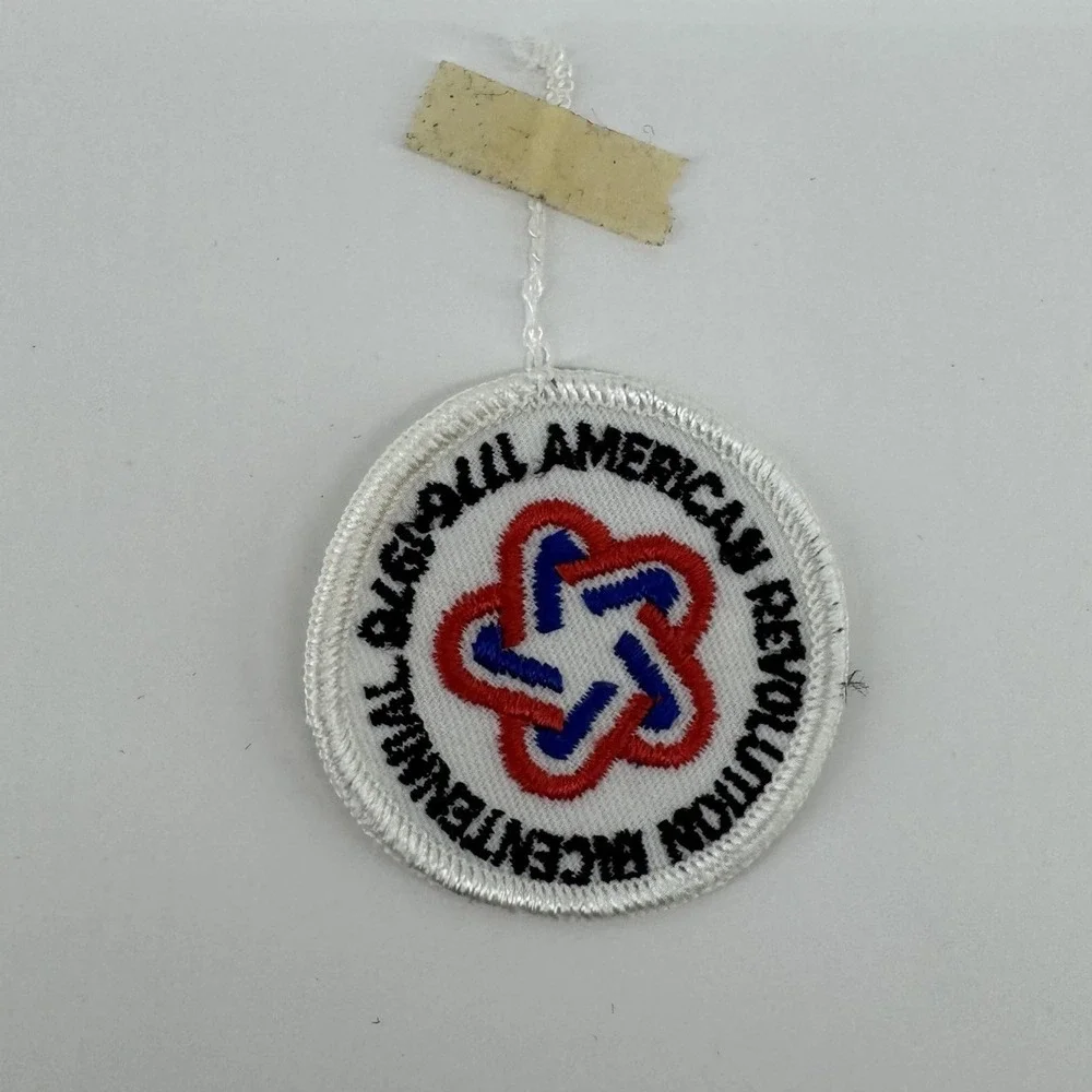 Vintage Bicentennial All American Revolution Patch Patriotic USA Sew On Badge